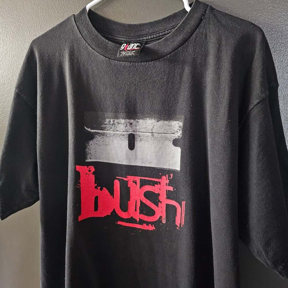 Vintage 1995 Bush Razorblade Suitcase Album Promo T-Shirt XL